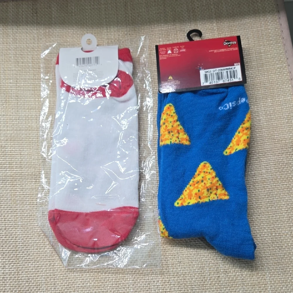 SALE! Socks Doritos Cool Ranch Blue Crew  & Snoopy Low